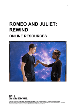 romeo and juliet: rewind