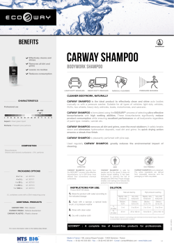 carway shampoo