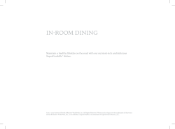 in-room dining - The Westin New York at Times Square