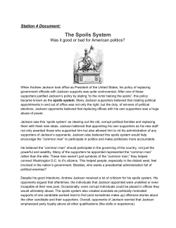The Spoils System