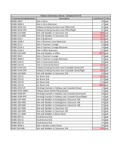 CustomerSampleNumber Description Lead Result Units 35000