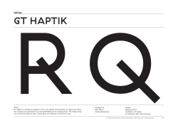 GT Haptik Specimen PDF