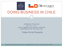DOING BUSINESS IN CHILE