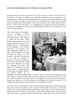 An Extract from England`s Secret Weapon by