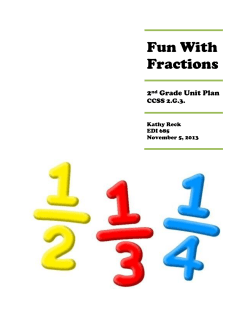 Fun With Fractions - Kathy Reck`s Teaching E