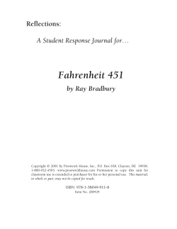 A Student Response Journal for…