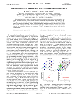 Hydrogenation-Induced Insulating State in the Intermetallic