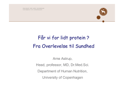 The effect of normal-fat diets, either medium or high in protein, on