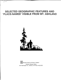 selected geographic features and "place