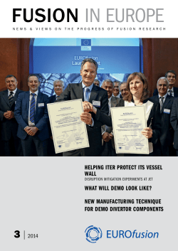 HELPING ITER PROTECT ITS VESSEL WALL WHAT