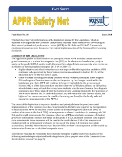 APPR Safety Net