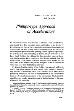 Phillips-Type Approach or Acceleration?