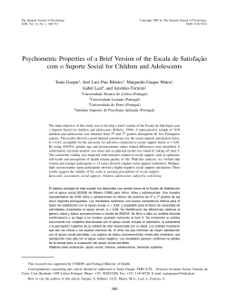 Psychometric Properties of a Brief Version of the Escala