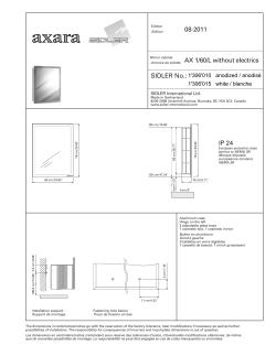08-2011 IP 24 AX 1/60/L without electrics SIDLER No.: