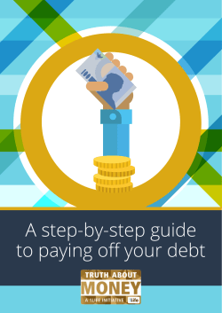 A step-by-step guide to paying off your debt