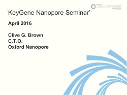 Real time, portable DNA sequencing using nanopore