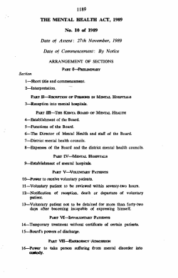 Act No. 10 of 1989