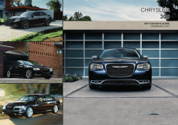 model specs - CHRYSLER Australia