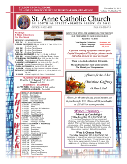 Flowers for the Altar - St Anne Catholic Church | Broken Arrow, OK