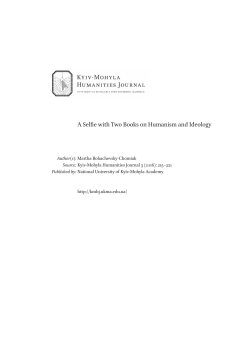 A Selfie with Two Books on Humanism and Ideology - Kyiv