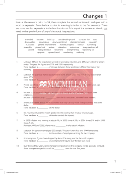 Changes 1 - Macmillan English