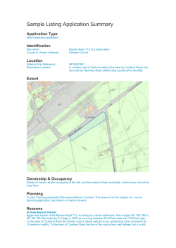 Sample Listing Application Summary