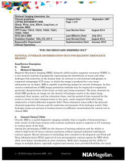 Hand, Wrist, Arm, Elbow, Long bone, or Shoulder MRI