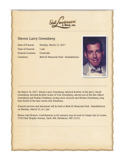 Steven Larry Greenberg