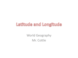 Latitude and Longitude