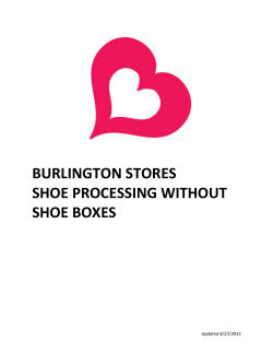 Shoe Processing without Cartons