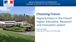 Choosing France