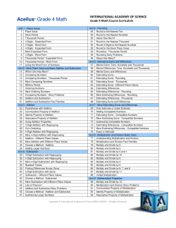 Acellus - Grade 4 Math-00001189 - International Academy of Science
