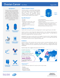 Ovarian Cancer - Power of Combination