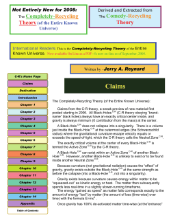 The Completely-Recycling Theory - Comedy