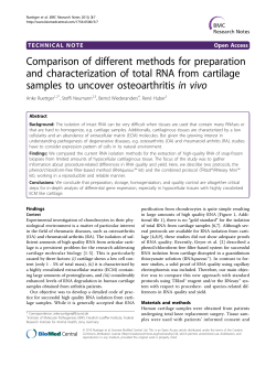 Comparison of different methods for preparation and