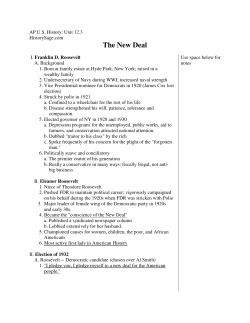 The New Deal - New Smyrna Beach High School