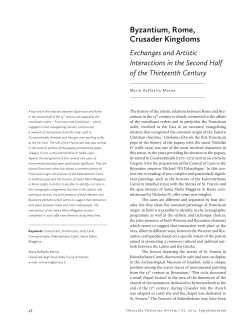Byzantium, Rome, Crusader Kingdoms