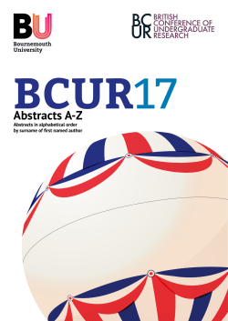 BCUR17 - Bournemouth University