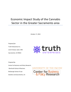 Economic Impact Study of the Cannabis Sector in the Greater