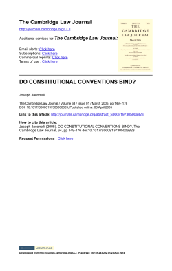 do constitutional conventions bind?