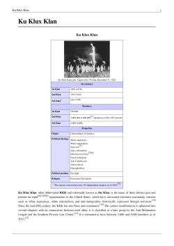 Ku Klux Klan