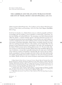 the caribbean and the atlantic world economy. circuits of