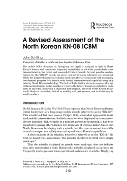 A Revised Assessment of the North Korean KN-08 ICBM