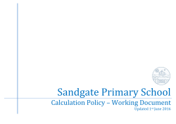 here. - Sandgate Primary School
