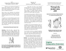 2016 TTGG Brochure - Piedmont Master Gardeners
