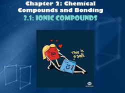 Ionic Bonding
