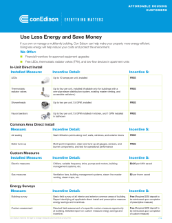 Use Less Energy and Save Money