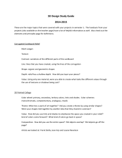 3D Design Study Guide 2014-2015