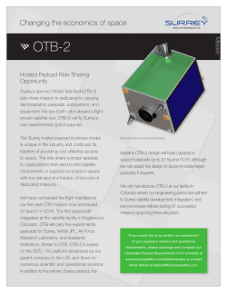 OTB-2 - Surrey Satellite Technology US LLC