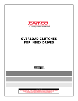 Overload Clutches - Machine Automation Products